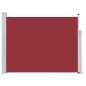 vidaXL Seitenmarkise Ausziehbar 140x500 cm Rot vidaXL Seitenmarkise Ausziehbar 140x500 cm Rot