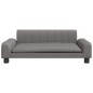 Hundebett Grau 90x53x30 cm Kunstleder Hundebett Grau 90x53x30 cm Kunstleder