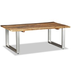 vidaXL Couchtisch Recyceltes Massivholz 100x60x38 cm