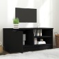 vidaXL TV-Schrank Schwarz 80x35x36,5 cm Holzwerkstoff vidaXL TV-Schrank Schwarz 80x35x36,5 cm Holzwerkstoff