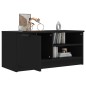 vidaXL TV-Schrank Schwarz 80x35x36,5 cm Holzwerkstoff vidaXL TV-Schrank Schwarz 80x35x36,5 cm Holzwerkstoff