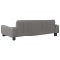 Hundebett Grau 90x53x30 cm Kunstleder Hundebett Grau 90x53x30 cm Kunstleder