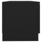 vidaXL TV-Schrank Schwarz 80x35x36,5 cm Holzwerkstoff vidaXL TV-Schrank Schwarz 80x35x36,5 cm Holzwerkstoff