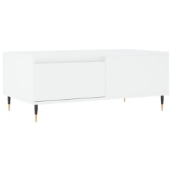 vidaXL Couchtisch Weiß 90x50x36,5 cm Holzwerkstoff