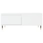vidaXL Couchtisch Weiß 90x50x36,5 cm Holzwerkstoff