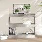 vidaXL Bücherregal/Raumteiler Betongrau 80x30x72 cm vidaXL Bücherregal/Raumteiler Betongrau 80x30x72 cm