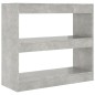 vidaXL Bücherregal/Raumteiler Betongrau 80x30x72 cm vidaXL Bücherregal/Raumteiler Betongrau 80x30x72 cm