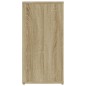 vidaXL Sideboard Sonoma-Eiche 100x30x59,5 cm Holzwerkstoff vidaXL Sideboard Sonoma-Eiche 100x30x59,5 cm Holzwerkstoff