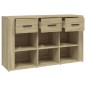 vidaXL Sideboard Sonoma-Eiche 100x30x59,5 cm Holzwerkstoff vidaXL Sideboard Sonoma-Eiche 100x30x59,5 cm Holzwerkstoff