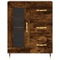 Highboard Räuchereiche 69,5x34x180 cm Holzwerkstoff Highboard Räuchereiche 69,5x34x180 cm Holzwerkstoff