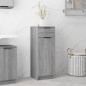 vidaXL Badschrank Grau Sonoma 32x34x90 cm Holzwerkstoff vidaXL Badschrank Grau Sonoma 32x34x90 cm Holzwerkstoff