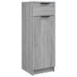 vidaXL Badschrank Grau Sonoma 32x34x90 cm Holzwerkstoff vidaXL Badschrank Grau Sonoma 32x34x90 cm Holzwerkstoff