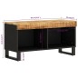 vidaXL TV-Schrank 85x33x43,5 cm Massivholz Mango vidaXL TV-Schrank 85x33x43,5 cm Massivholz Mango