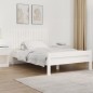 vidaXL Wand-Kopfteil Weiß 127,5x3x60 cm Massivholz Kiefer vidaXL Wand-Kopfteil Weiß 127,5x3x60 cm Massivholz Kiefer