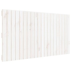 vidaXL Wand-Kopfteil Weiß 127,5x3x60 cm Massivholz Kiefer
