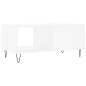 vidaXL Couchtisch Weiß 90x50x40 cm Holzwerkstoff vidaXL Couchtisch Weiß 90x50x40 cm Holzwerkstoff