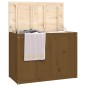 vidaXL Wäschetruhe Honigbraun 88,5x44x66 cm Massivholz Kiefer vidaXL Wäschetruhe Honigbraun 88,5x44x66 cm Massivholz Kiefer