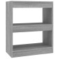 vidaXL Bücherregal/Raumteiler Grau Sonoma 60x30x72 cm vidaXL Bücherregal/Raumteiler Grau Sonoma 60x30x72 cm