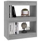 vidaXL Bücherregal/Raumteiler Grau Sonoma 60x30x72 cm vidaXL Bücherregal/Raumteiler Grau Sonoma 60x30x72 cm