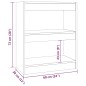 vidaXL Bücherregal/Raumteiler Grau Sonoma 60x30x72 cm vidaXL Bücherregal/Raumteiler Grau Sonoma 60x30x72 cm