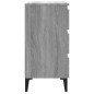 vidaXL Sideboard Grau Sonoma 60x35x69 cm Holzwerkstoff vidaXL Sideboard Grau Sonoma 60x35x69 cm Holzwerkstoff