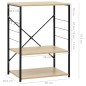 vidaXL Mikrowellenregal Schwarz Eiche 60×39,6×79,5 cm Holzwerkstoff vidaXL Mikrowellenregal Schwarz Eiche 60×39,6×79,5 cm Holzwerkstoff