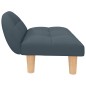 Hundebett Dunkelgrau 70x52x30 cm Stoff Hundebett Dunkelgrau 70x52x30 cm Stoff