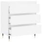 vidaXL Sideboard Weiß 60x35x70 cm Holzwerkstoff vidaXL Sideboard Weiß 60x35x70 cm Holzwerkstoff