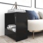 vidaXL Beistelltisch Schwarz 50x26x50 cm Holzwerkstoff vidaXL Beistelltisch Schwarz 50x26x50 cm Holzwerkstoff