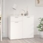 vidaXL Sideboard Weiß 80x36x75 cm Holzwerkstoff vidaXL Sideboard Weiß 80x36x75 cm Holzwerkstoff