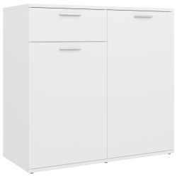 vidaXL Sideboard Weiß 80x36x75 cm Holzwerkstoff