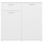 vidaXL Sideboard Weiß 80x36x75 cm Holzwerkstoff vidaXL Sideboard Weiß 80x36x75 cm Holzwerkstoff