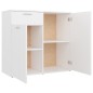 vidaXL Sideboard Weiß 80x36x75 cm Holzwerkstoff vidaXL Sideboard Weiß 80x36x75 cm Holzwerkstoff