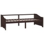 vidaXL Tagesbett 3-Sitzer Dunkelbraun Massivholz Kiefer 90x200 cm vidaXL Tagesbett 3-Sitzer Dunkelbraun Massivholz Kiefer 90x200 cm