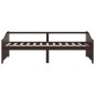 vidaXL Tagesbett 3-Sitzer Dunkelbraun Massivholz Kiefer 90x200 cm vidaXL Tagesbett 3-Sitzer Dunkelbraun Massivholz Kiefer 90x200 cm