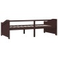 vidaXL Tagesbett 3-Sitzer Dunkelbraun Massivholz Kiefer 90x200 cm vidaXL Tagesbett 3-Sitzer Dunkelbraun Massivholz Kiefer 90x200 cm
