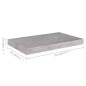 vidaXL Schweberegale 2 Stk. Betongrau 50x23x3,8 cm MDF vidaXL Schweberegale 2 Stk. Betongrau 50x23x3,8 cm MDF
