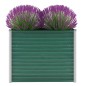 vidaXL Garten-Hochbeet Verzinkter Stahl 100x40x77 cm Grün vidaXL Garten-Hochbeet Verzinkter Stahl 100x40x77 cm Grün