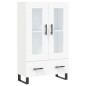 vidaXL Highboard Weiß 69,5x31x115 cm Holzwerkstoff vidaXL Highboard Weiß 69,5x31x115 cm Holzwerkstoff
