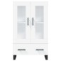 vidaXL Highboard Weiß 69,5x31x115 cm Holzwerkstoff vidaXL Highboard Weiß 69,5x31x115 cm Holzwerkstoff