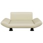 vidaXL Hundebett Creme 70x45x28 cm Kunstleder vidaXL Hundebett Creme 70x45x28 cm Kunstleder