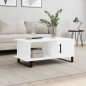 vidaXL Couchtisch Weiß 90x50x40 cm Holzwerkstoff vidaXL Couchtisch Weiß 90x50x40 cm Holzwerkstoff