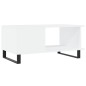 vidaXL Couchtisch Weiß 90x50x40 cm Holzwerkstoff vidaXL Couchtisch Weiß 90x50x40 cm Holzwerkstoff