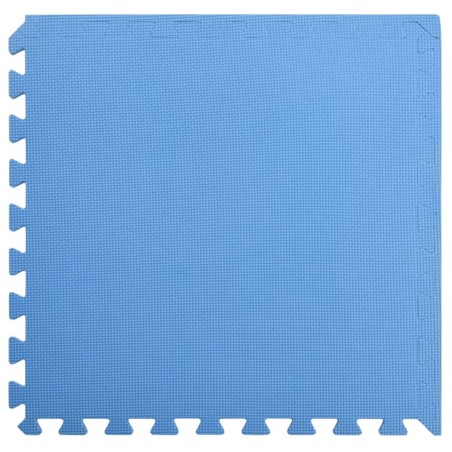 vidaXL Bodenmatten 24 Stk. 8,64 m² EVA-Schaumstoff Blau
