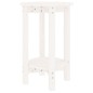 vidaXL Couchtisch Weiß Ø 40x60 cm Massivholz Kiefer vidaXL Couchtisch Weiß Ø 40x60 cm Massivholz Kiefer