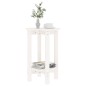vidaXL Couchtisch Weiß Ø 40x60 cm Massivholz Kiefer vidaXL Couchtisch Weiß Ø 40x60 cm Massivholz Kiefer