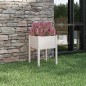 vidaXL Pflanzkübel Weiß 50x50x70 cm Massivholz Kiefer vidaXL Pflanzkübel Weiß 50x50x70 cm Massivholz Kiefer