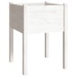 vidaXL Pflanzkübel Weiß 50x50x70 cm Massivholz Kiefer vidaXL Pflanzkübel Weiß 50x50x70 cm Massivholz Kiefer