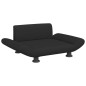 Hundebett Schwarz 70x45x28 cm Stoff Hundebett Schwarz 70x45x28 cm Stoff