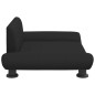 Hundebett Schwarz 70x45x28 cm Stoff Hundebett Schwarz 70x45x28 cm Stoff